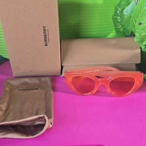 Burberry Bold Tangerine Sunglasses